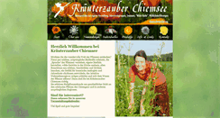 Desktop Screenshot of kraeuterzauber-chiemsee.de