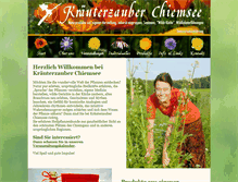 Tablet Screenshot of kraeuterzauber-chiemsee.de